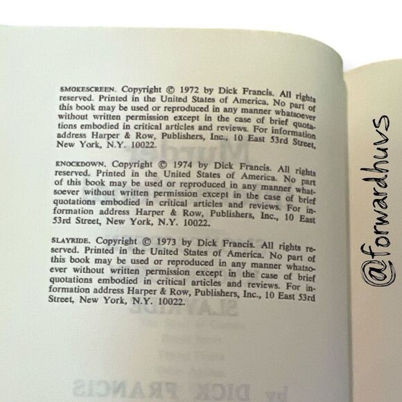 Murder International (3 books in 1) by Dick Francis – Book Club Edition - Picture 8 of 10